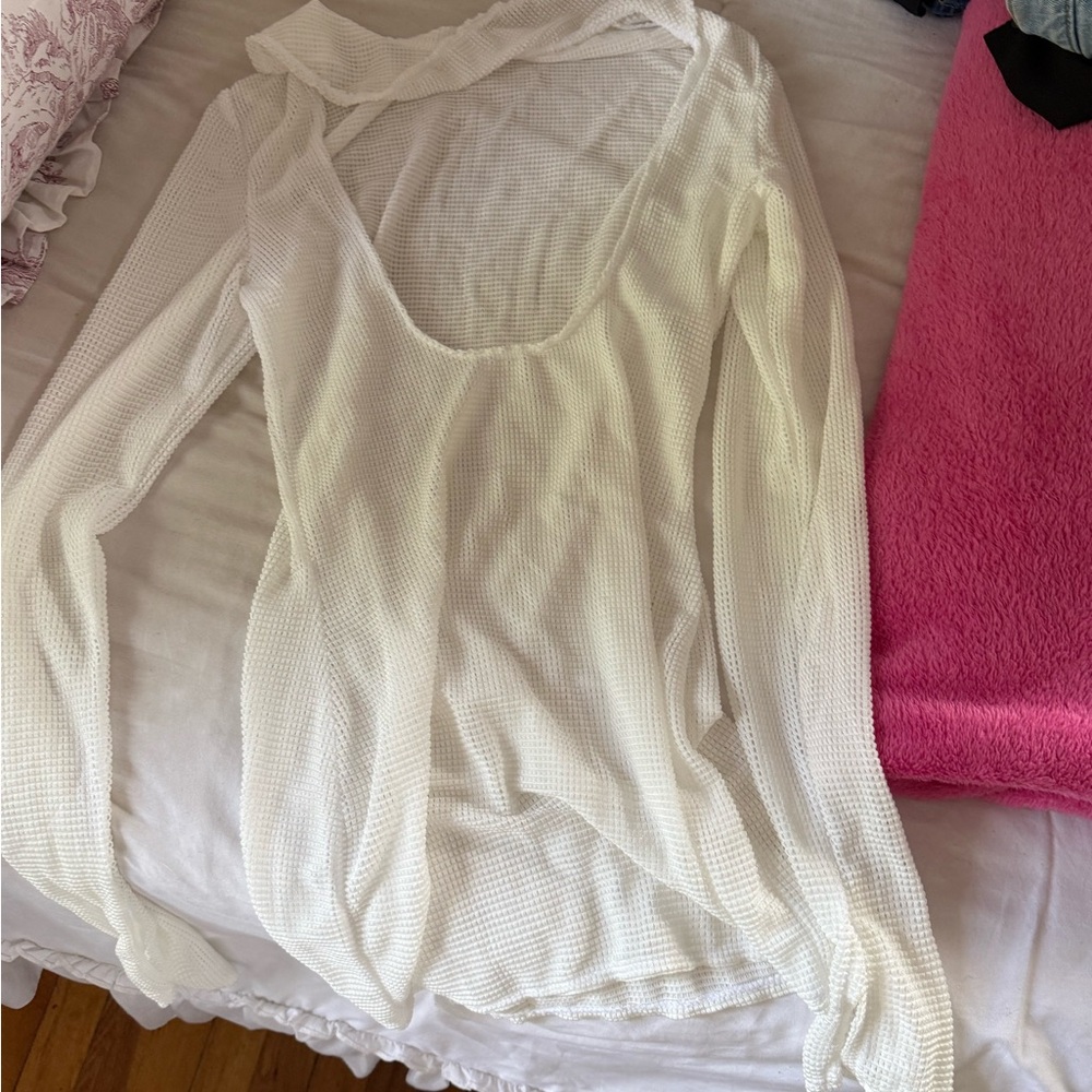 Elegant White Women's Cover Up